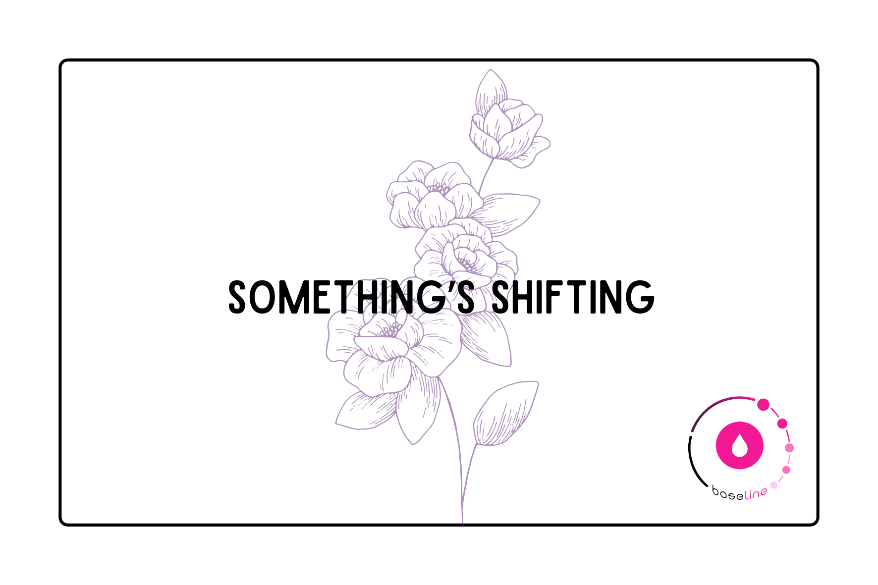 Something's Shifting.